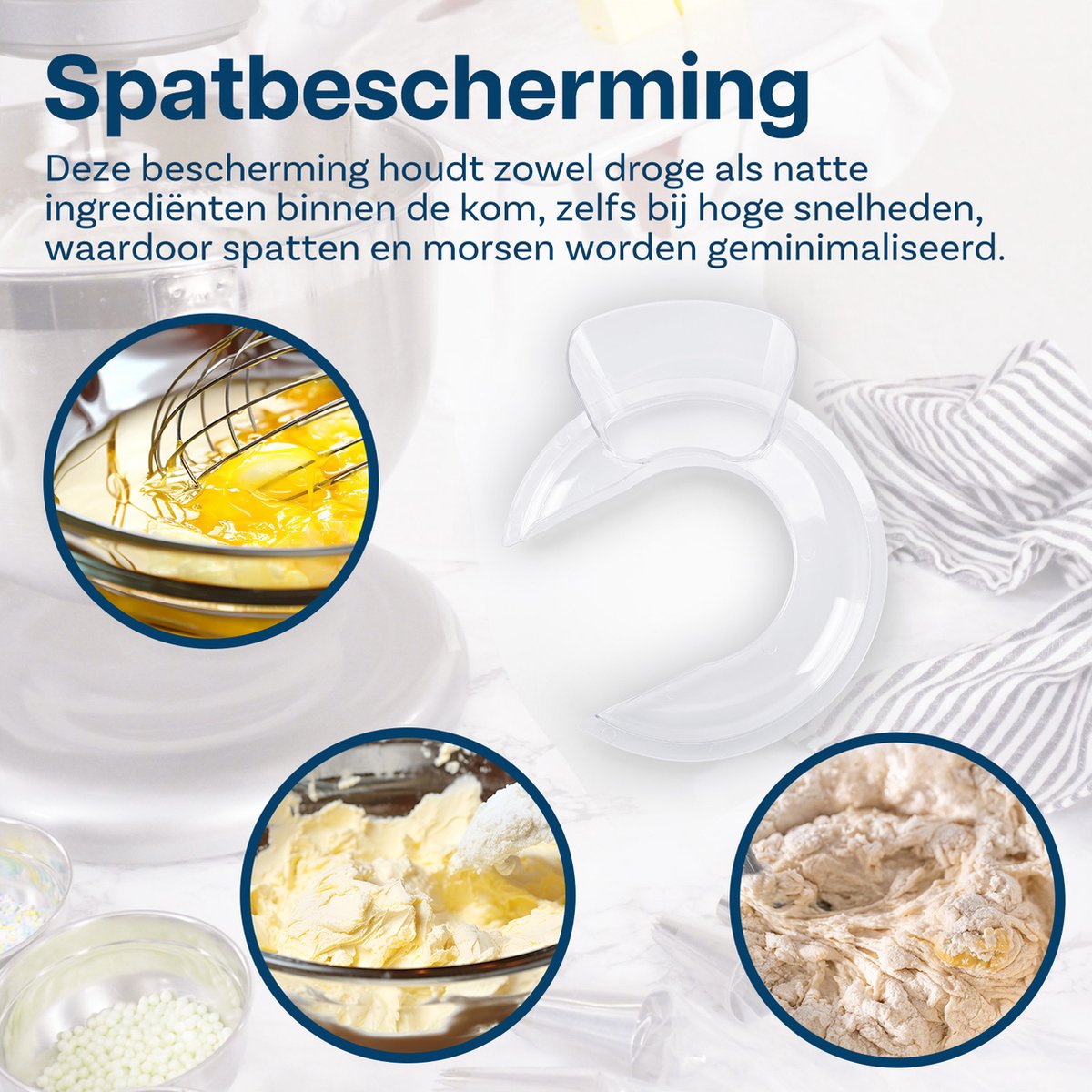 Spatbescherming voor KitchenAid 5 Quart Tilt-Head Stand Mixers Artisan Series van MMOBIEL thumbnail 4
