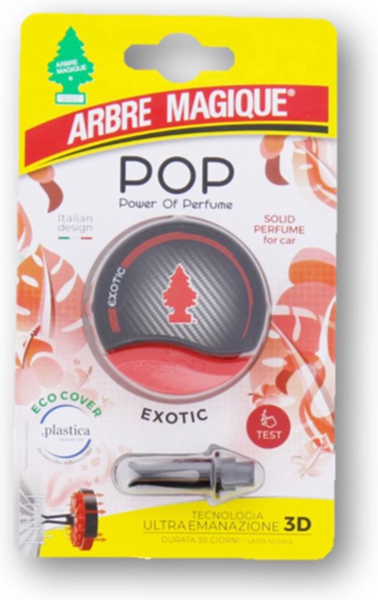 Arbre Magique, POP, parfum de voiture, parfum vanille, format Bipack
