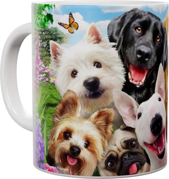 Chiens Chiens Selfie - Mug 440 ml
