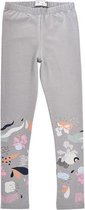 HEBE - legging - footprint - grijs - Maat 98/104