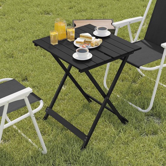 Compacte Alu Camping Bijzettafel opvouwbaar