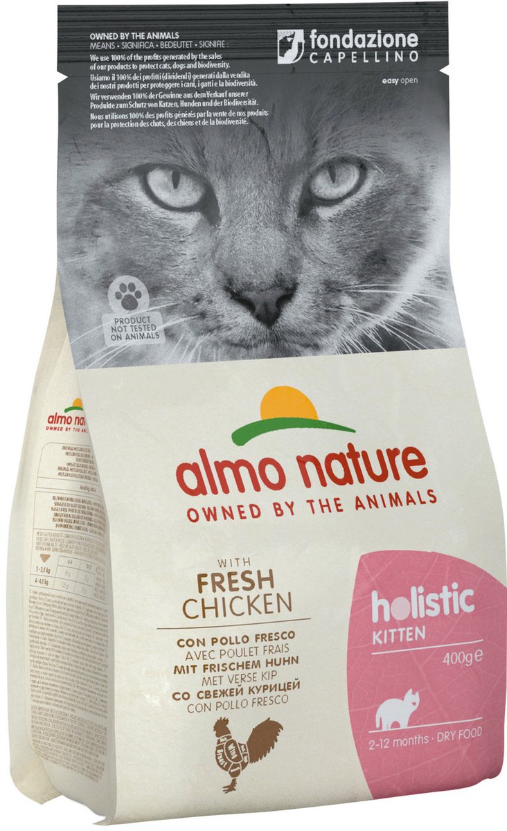 Almo Nature Almo Nature Kitten - Kip en Rijst - Kattenvoer - 400 g