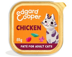 Edgard & Cooper Kattenvoer Adult Pate Kip 85 gr