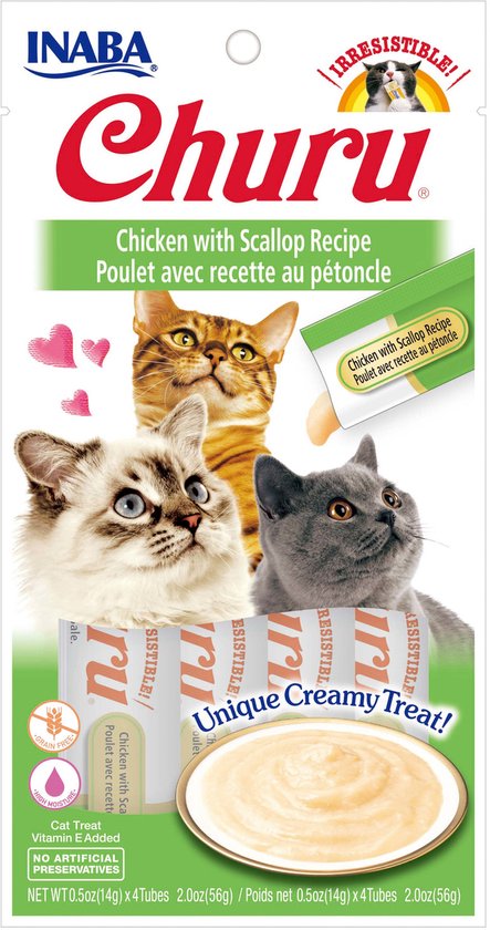 Inaba - Churu Chicken Scallop Kattensnack.