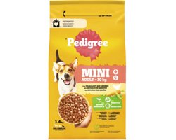 Pedigree Adult Mini - Hondenvoer - Gevogelte Groente 1.4 kg
