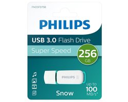 Philips FM25FD75B - USB Stick - 256GB - USB 3.0 - Snow Edition - Groen
