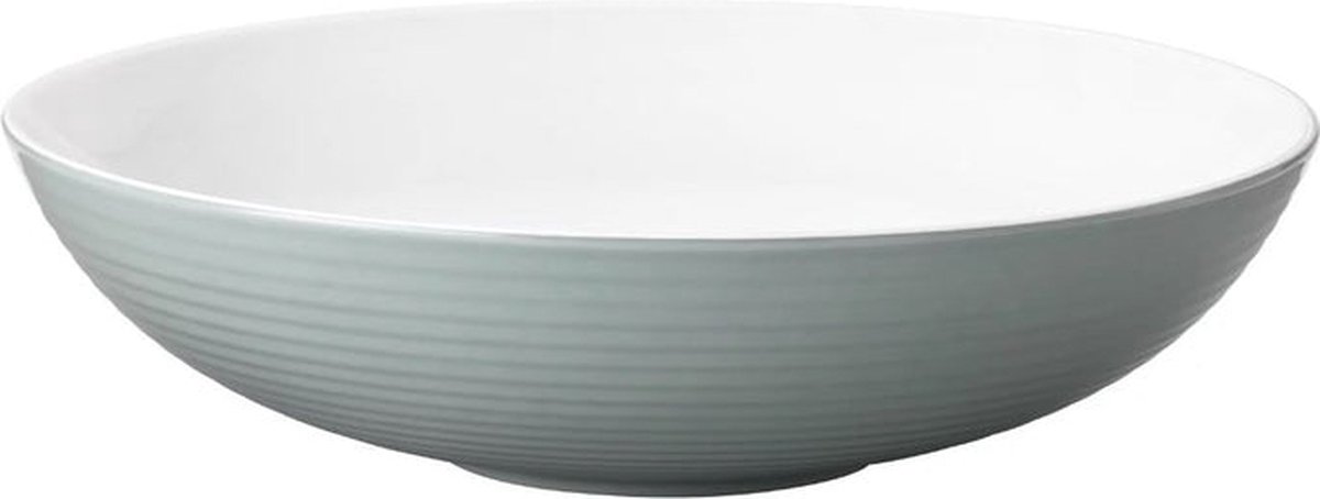 Keramische waskom rond groen 42x42x11 cm opbouw Mensa