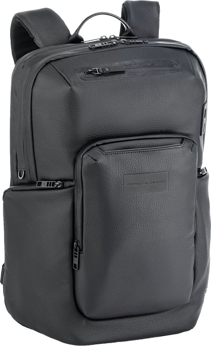 PORSCHE DESIGN Vrije tijd rugzak Rugzak met laptopvak Urban Eco Backpack M2 Leather Black Zwart