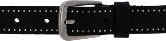 Marc O'Polo Leren Riem Hemma - Rivet Ladies' Belt W85 Black Zwart