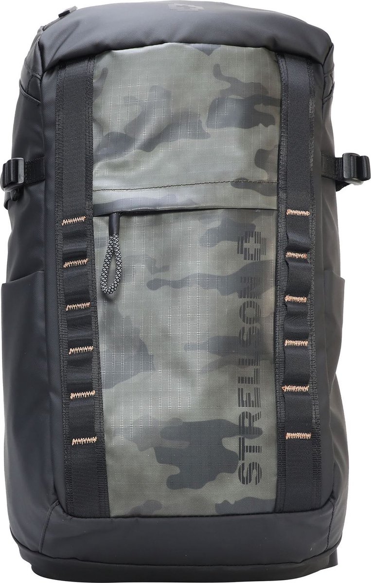 strellson Vrije tijd rugzak Rugzak met laptopvak Stamford Lawrence Jay Backpack Black Veelkleurig