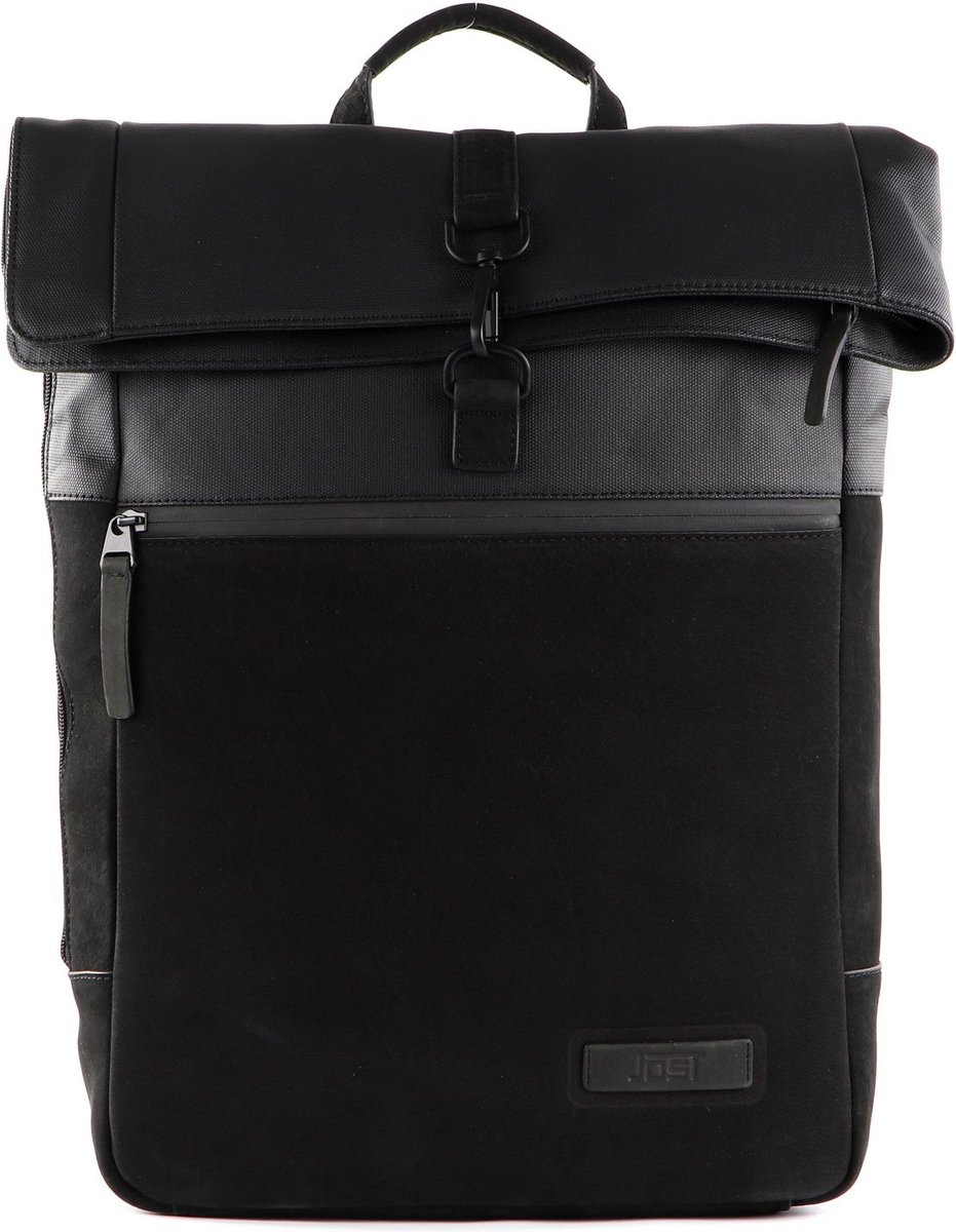 JOST Laptop rugzak Rugzak met laptopvak Voxholm Courier Backpack Black Zwart