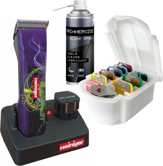 Heiniger Blade Care Spray Per Lame Da Toelettatura – 300 Ml, 3 In 1: Pulisce, Lubrifica E Raffredda