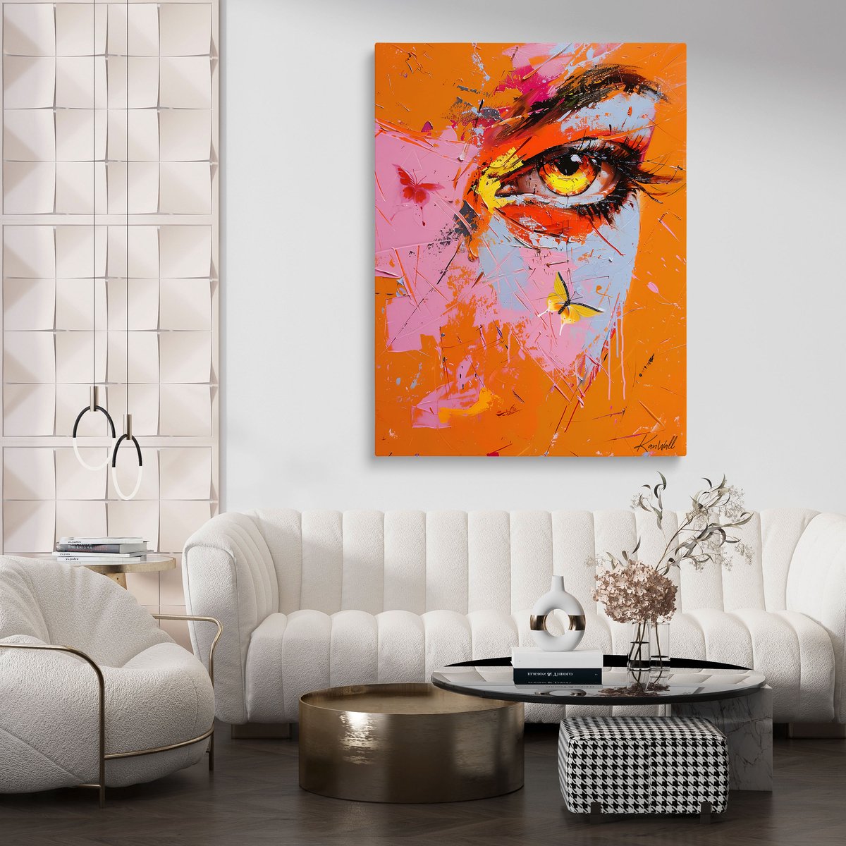 Luxe Canvas Schilderij Determined | 150x100 cm | Woonkamer | Slaapkamer | Kantoor | Muziek | Design | Art | Modern | ** 4CM DIK!