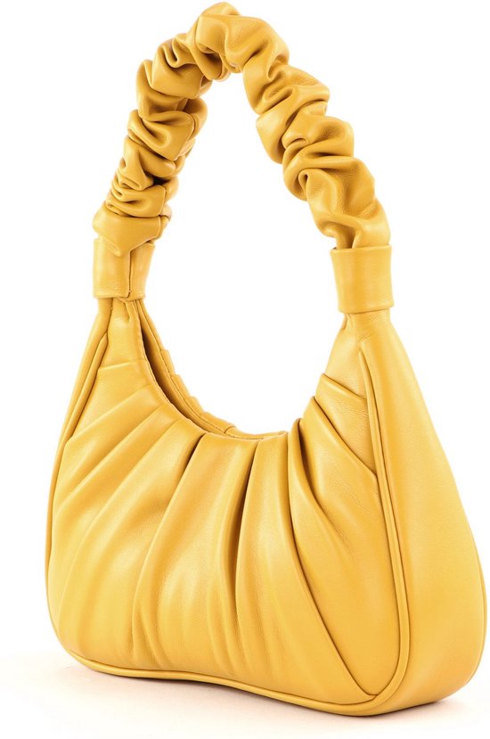 SEIDENFELT MANUFAKTUR Sac à épaule Elnes Handbag Golden Yellow Moutarde