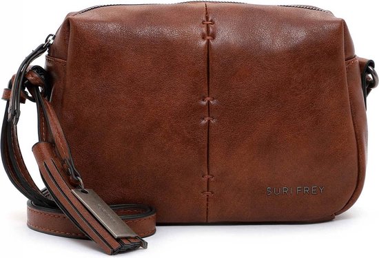 SURI FREY Sac à épaule bandoulière Livy Crossover Bag Cognac Brun