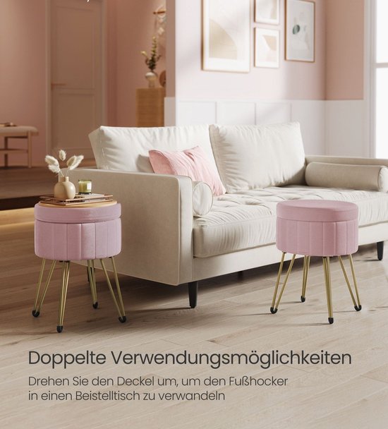 Set Van 4 Rotan Eetkamerstoelen Met Rugleuning - Metalen Poten En PU Lederen Kussen Met Armleuningen Beige