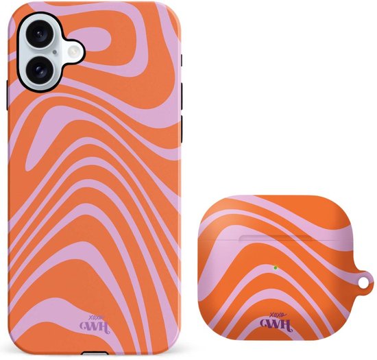 iPhone 16 hoesje met AirPods 3 case...