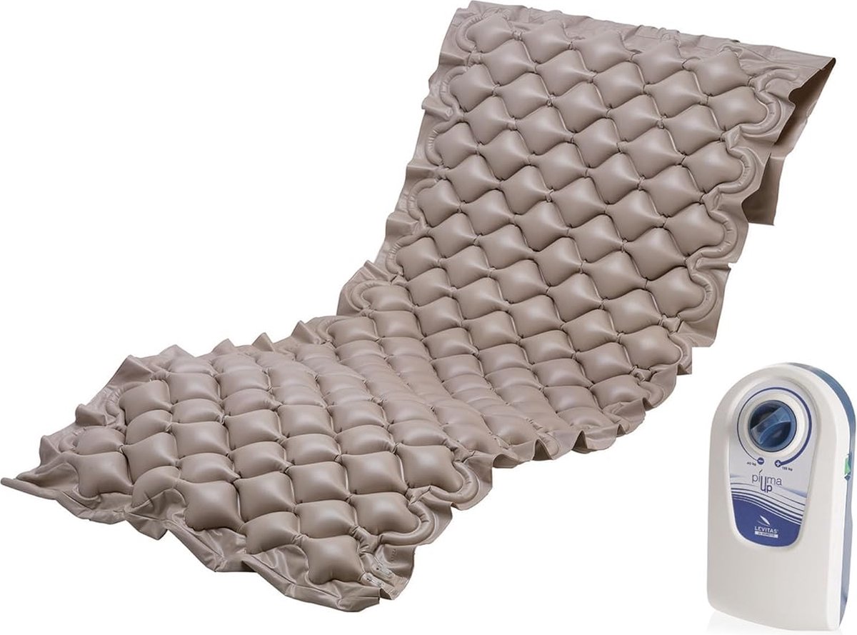 Moretti Anti-decubitus matras En pomp voor optimaal comfort en doorligwondenpreventie - Bruin/Wit