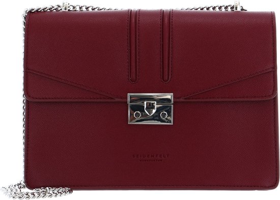 SEIDENFELT MANUFAKTUR Sac de soirée Sac à épaule bandoulière Roros Big Oxblood Rouge