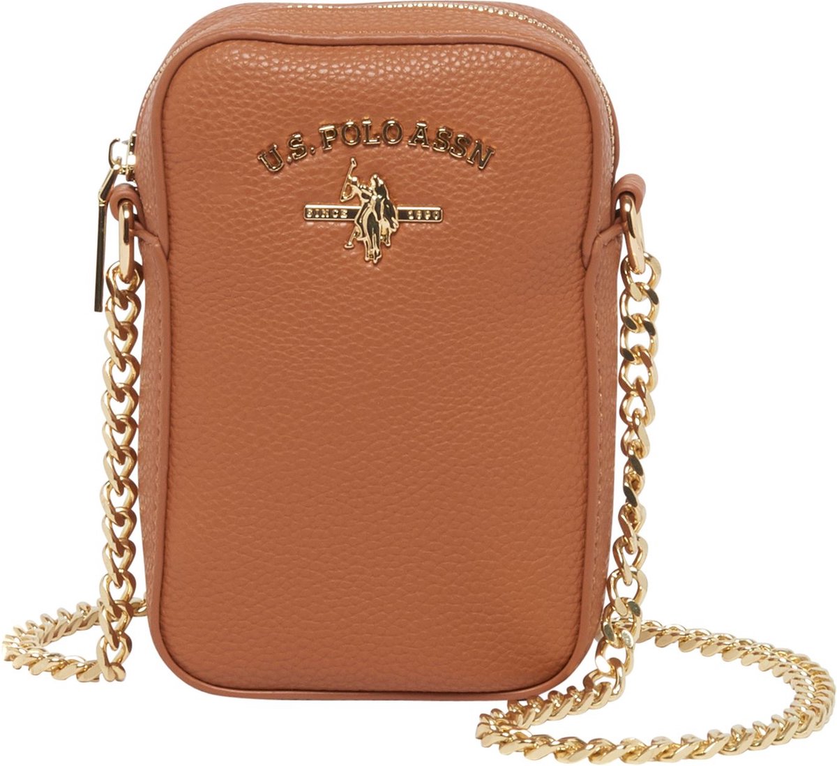 U.S. POLO ASSN. Schoudertas Stanford Mini Bag Tan Oranje