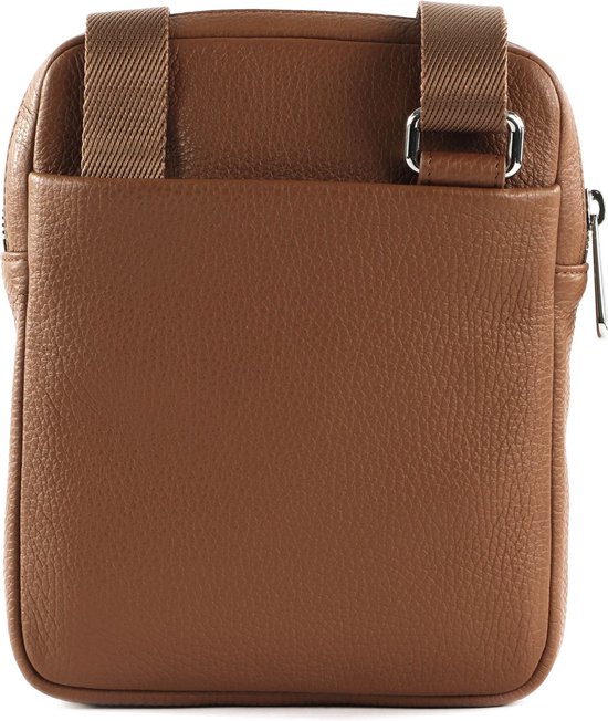 MANDARINA DUCK Cuir Sac à épaule bandoulière Mellow Urban Crossover Bag Indian Tan Marron clair