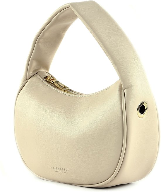 SEIDENFELT MANUFAKTUR Sac à main Sac à épaule bandoulière Handbag Tofu Beige / Gold