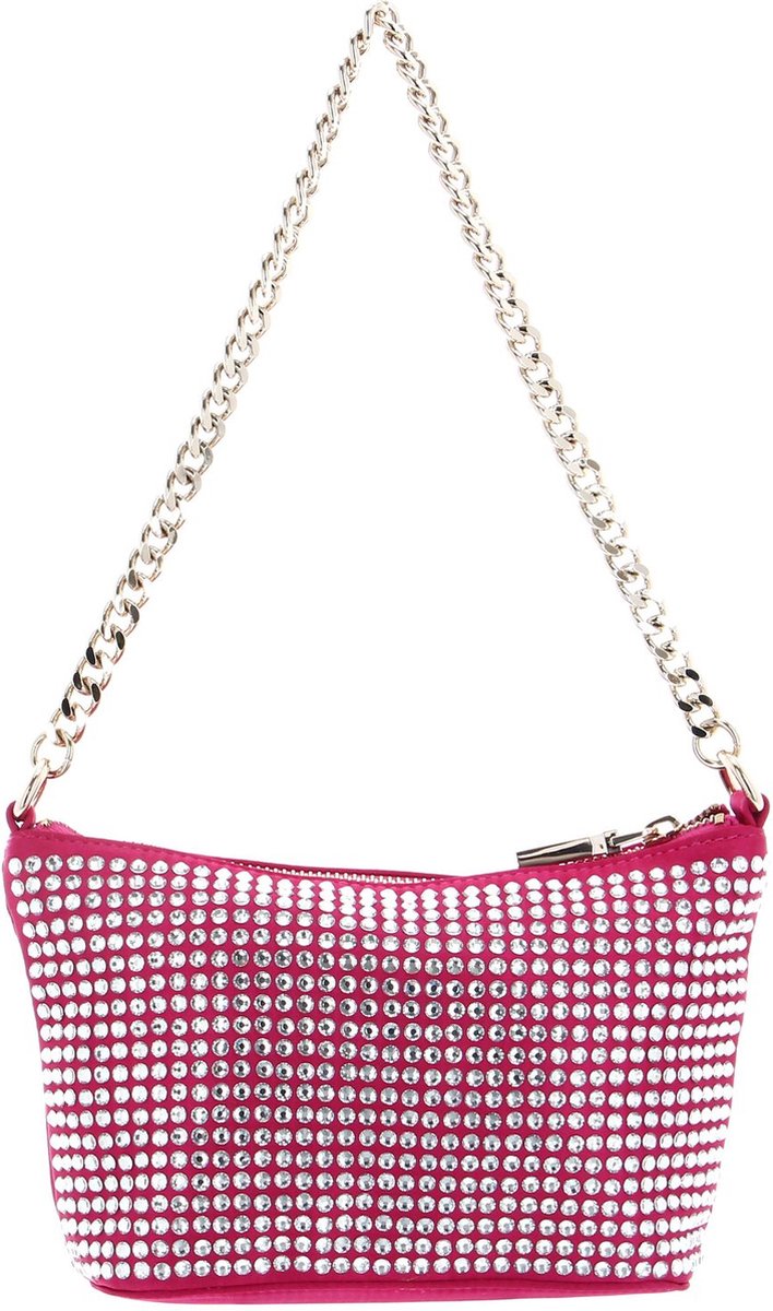 GUESS Schoudertas Spark Micro Mini Bag Magenta Paars