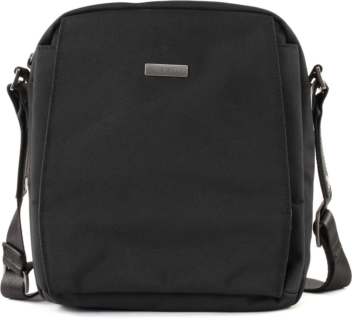 bugatti Schoudertas met laptopvak Contratempo Shoulder Bag Upright Black Zwart
