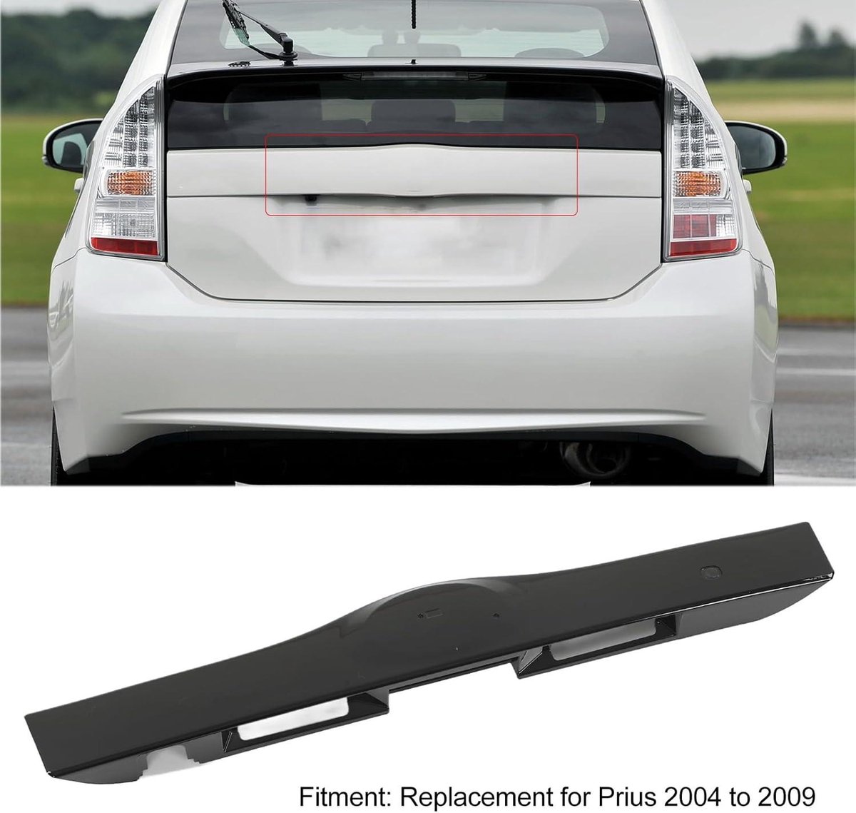 Image of Achterklep Handgreep Garnituur Vervangen voor Prius 2004 Tot 2009 - BLACK .