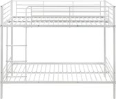 Bol.com Vente-unique Stapelbed metaal wit 90 x 190 cm DUOTIS aanbieding
