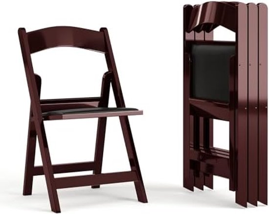 Klapstoelen – kantoorstoelen – bijzetstoel – set van 6 stoelen – zwart