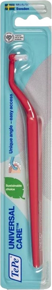 TePe Universele Verzorging Tandenborstel (Kleur : Rood)