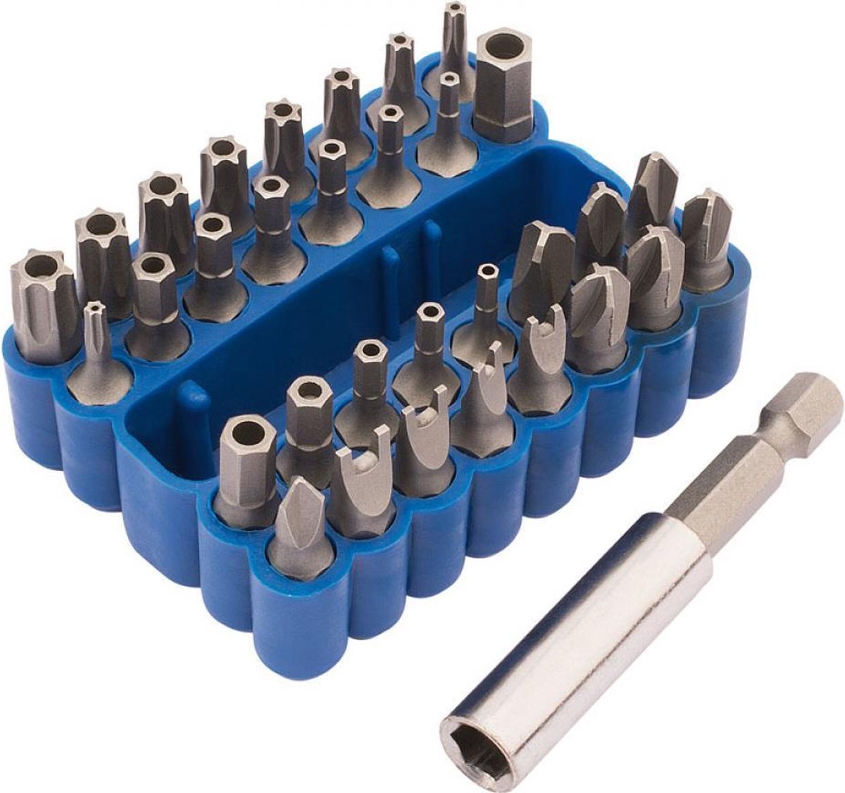 draper veiligheidsbitset 33 stuks vierkant 1/4 torx btr plat kruisvormig voor auto motor scooter quad