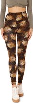 Merry Style Meisjes Leggings - Sport - Vrijetijdsbroek - Lang - Katoen - Cheetah - 176 - MS-MS10-408-LE