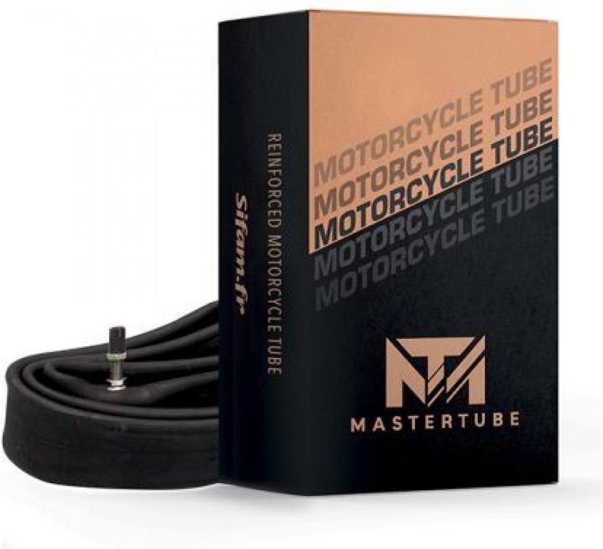 Chambre à air Mastertube 2.50 à 2.75-14 valve droite TR4 pour moto Neuf