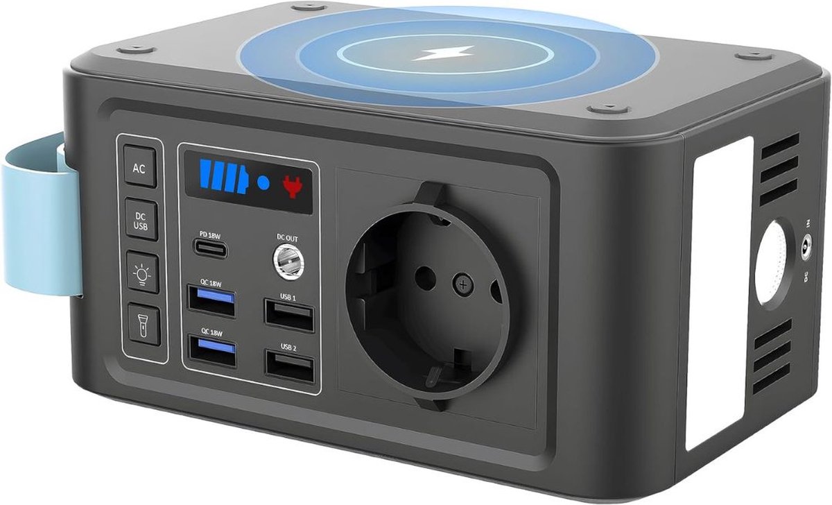 ApexArte® Powerstation - Powerbank - Stroomgenerator - Aggregaat - Zwart