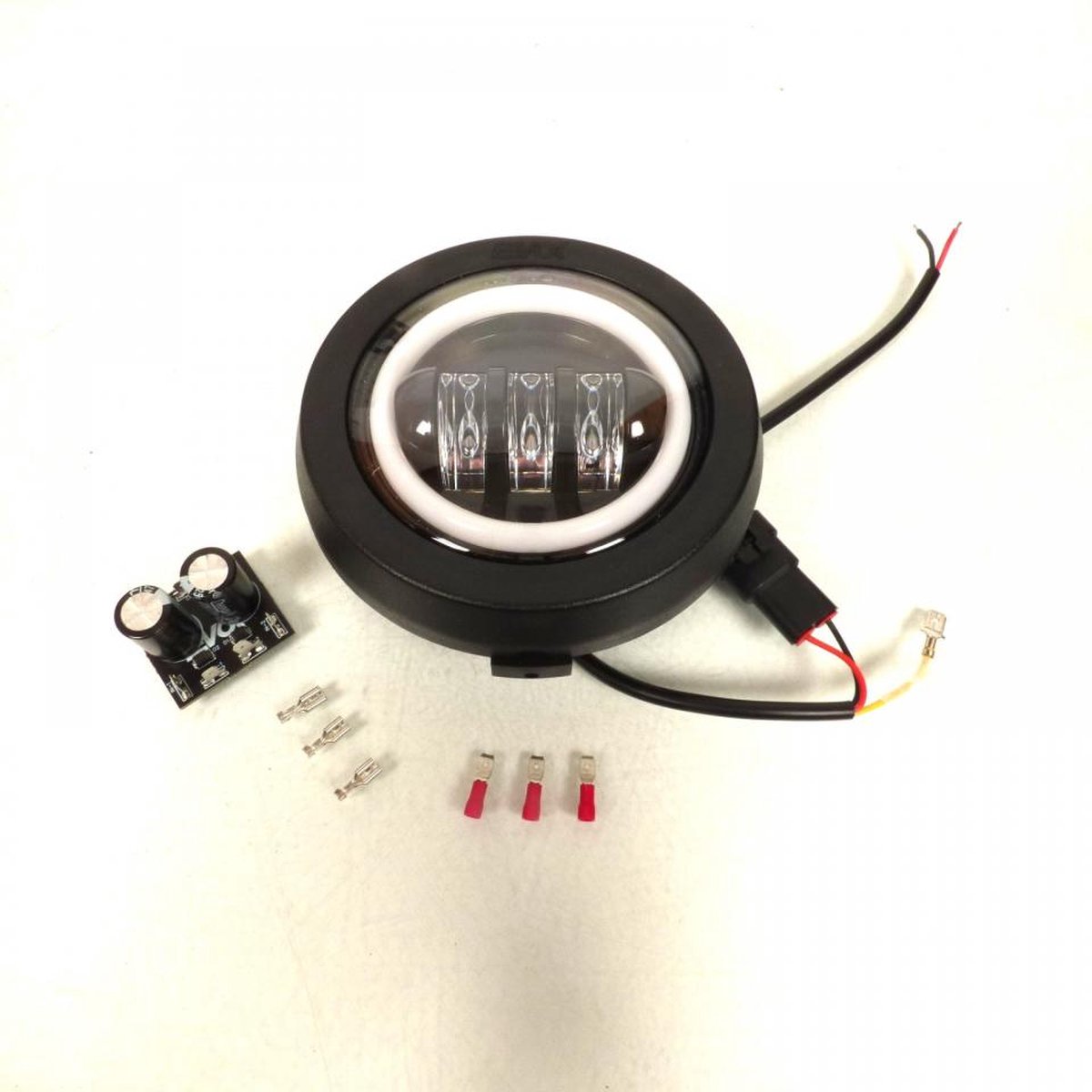 Optique avant Ø139mm Led 6000K 12V 25W EVOX pour scooter Piaggio Vespa 125 Fl