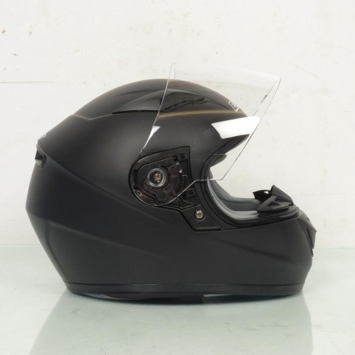 Casque intégral moto route pour enfant Eight Seeker S446 taille XL 53-54cm noir