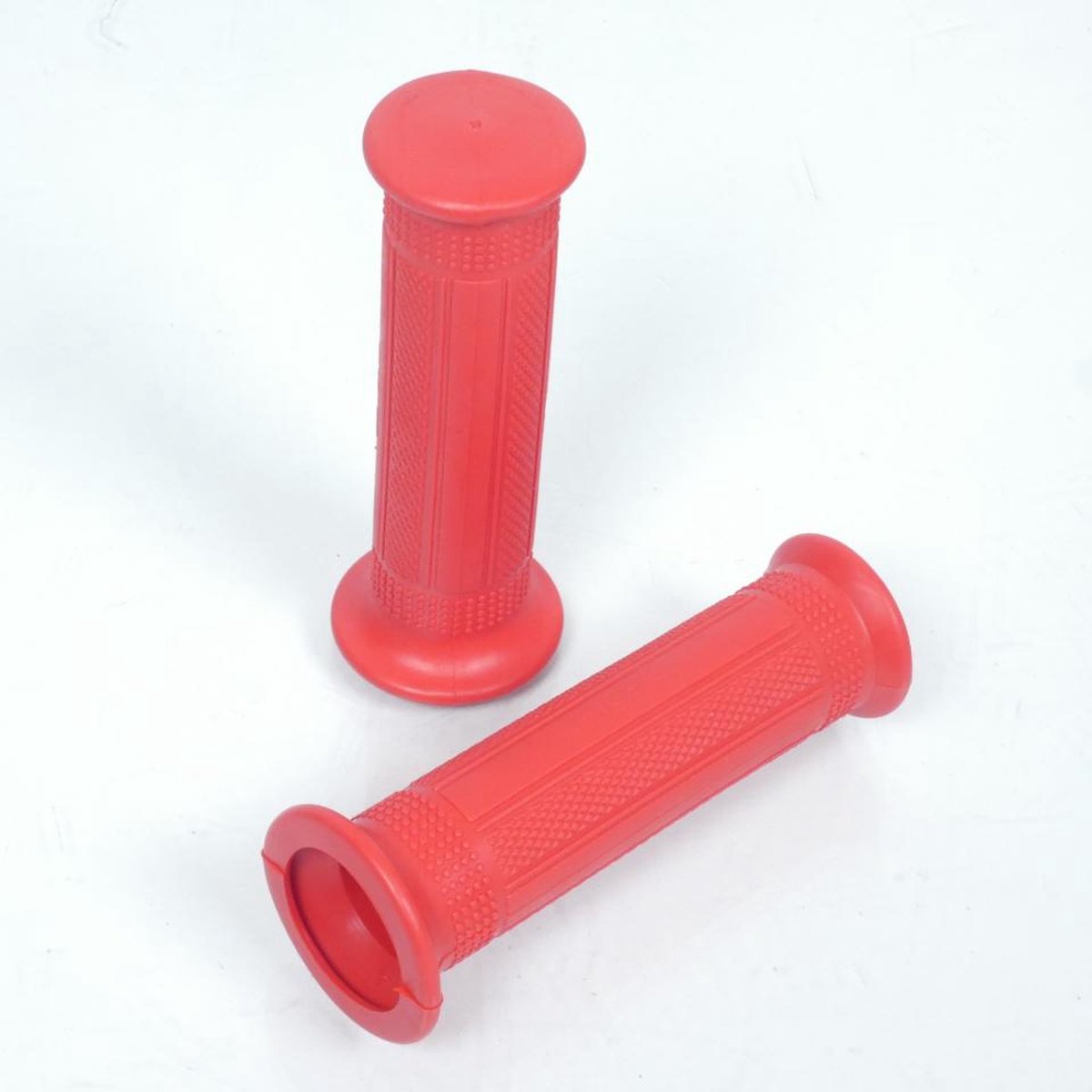 paar rode handvatten lusito mini targa road voor bromfiets bromfiets mbk