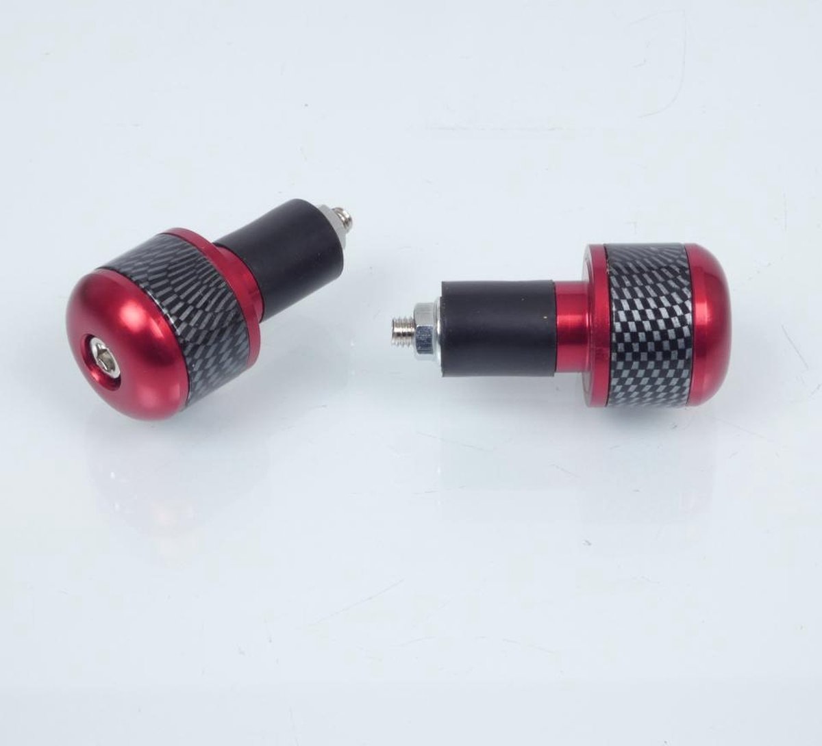 myra 17mm rood / carbon stuureinde voor motorfiets nieuw