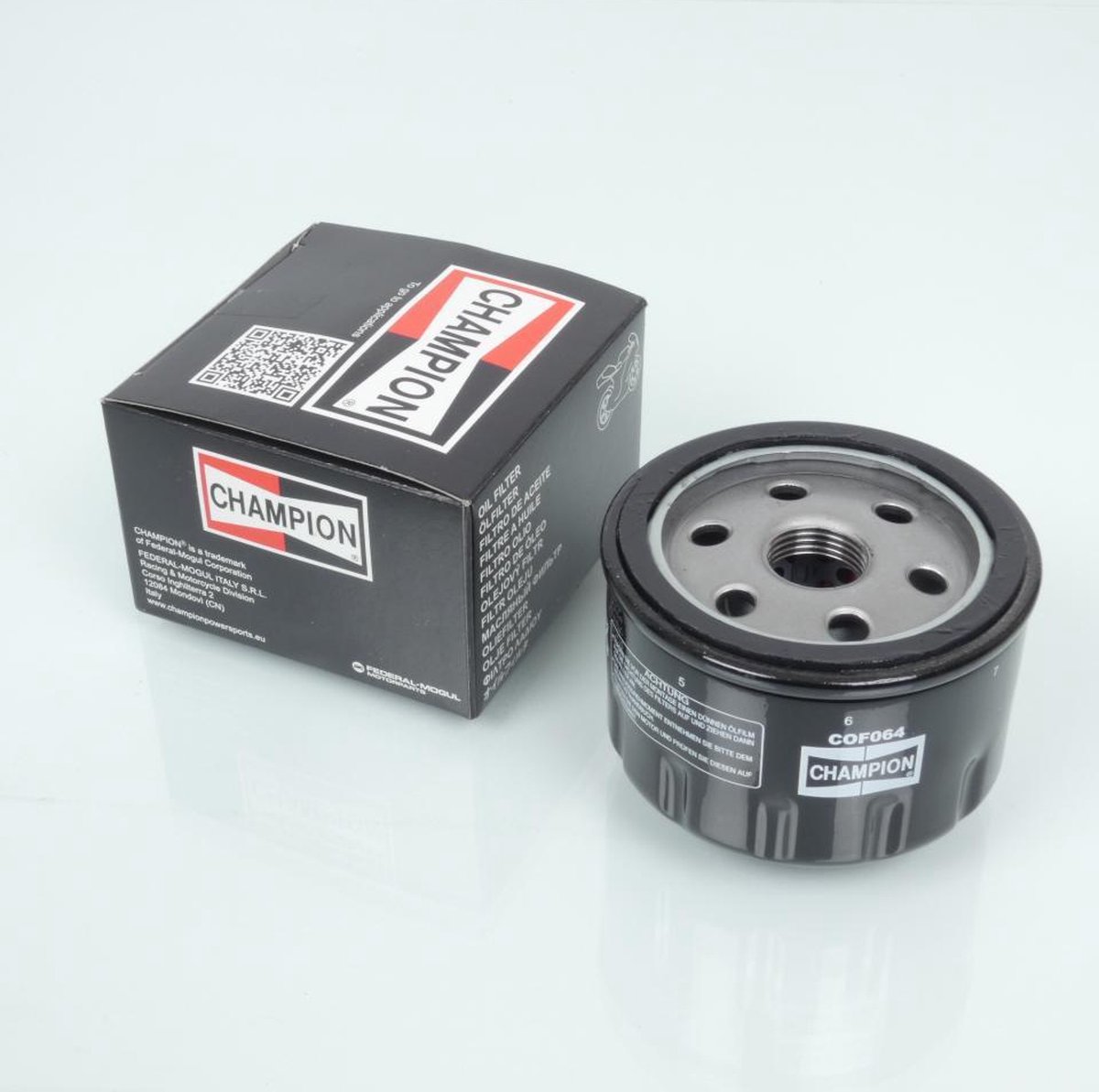 champion oliefilter voor motorfiets bmw 1600 k gt 2011 tot 2020 cof064 / c325 nieuw