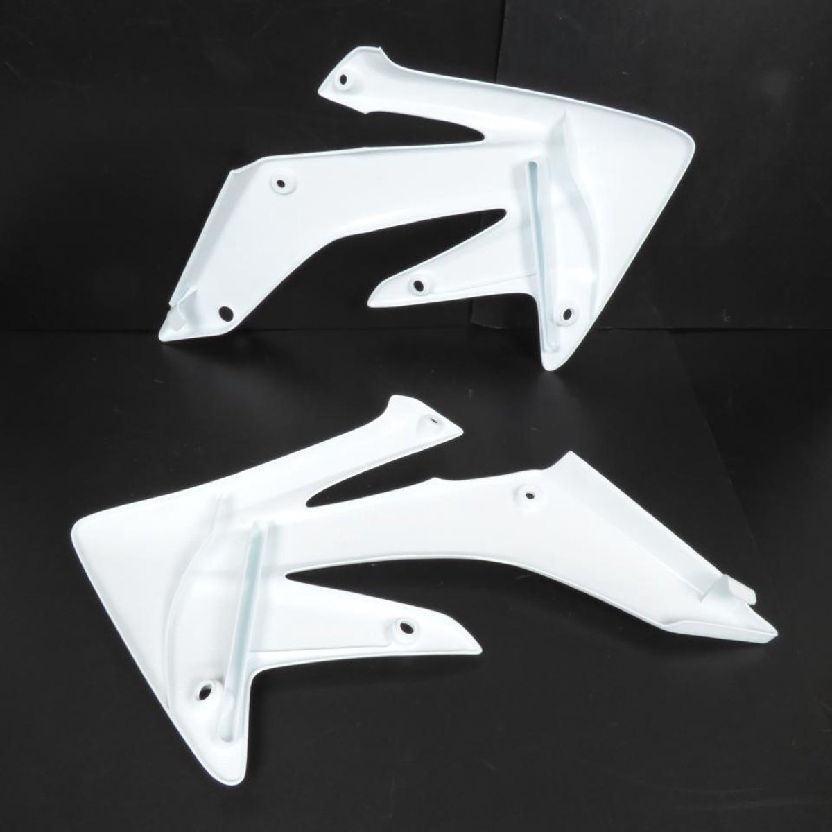 Ufo radiateurdop voor honda 250 crf r 2004-2009 ho03634041 / wit nieuw