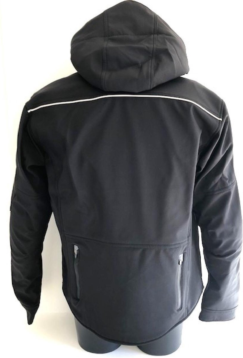 Blouson pour moto route Nexone Soft Shell taille XXL noir protection dorsale homologué