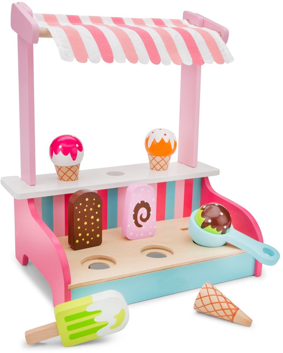 New Classic Toys® Speelgoedwinkeltje IJskraam Inclusief Accessoires — afbeelding 13