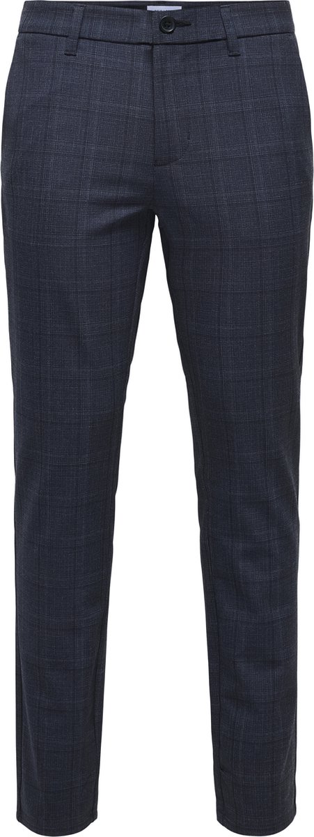 ONLY&SONS - ONSBRAD LIFE SLIM CHECK 0184 PANT NOOS - Heren - Broeken