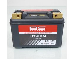 Lithiumbatterij van BS Battery voor motorfiets Cagiva 1000 Xtra-Raptor 2000 tot 2004 BSli-03 / HJB9Q-FP / 12N9-4B-1 / 12V 36Wh nieuw