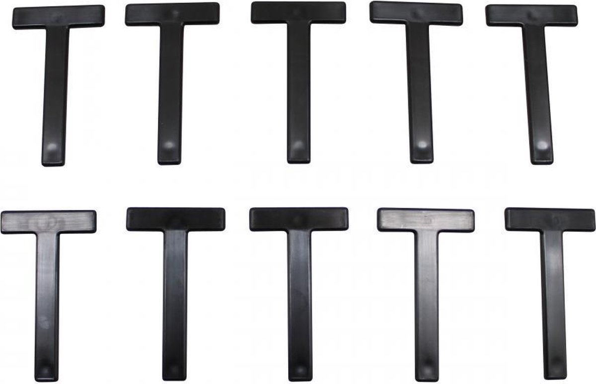 Lettre T pour plaque d'immatriculation Tiflex H45mm Neuf pour moto