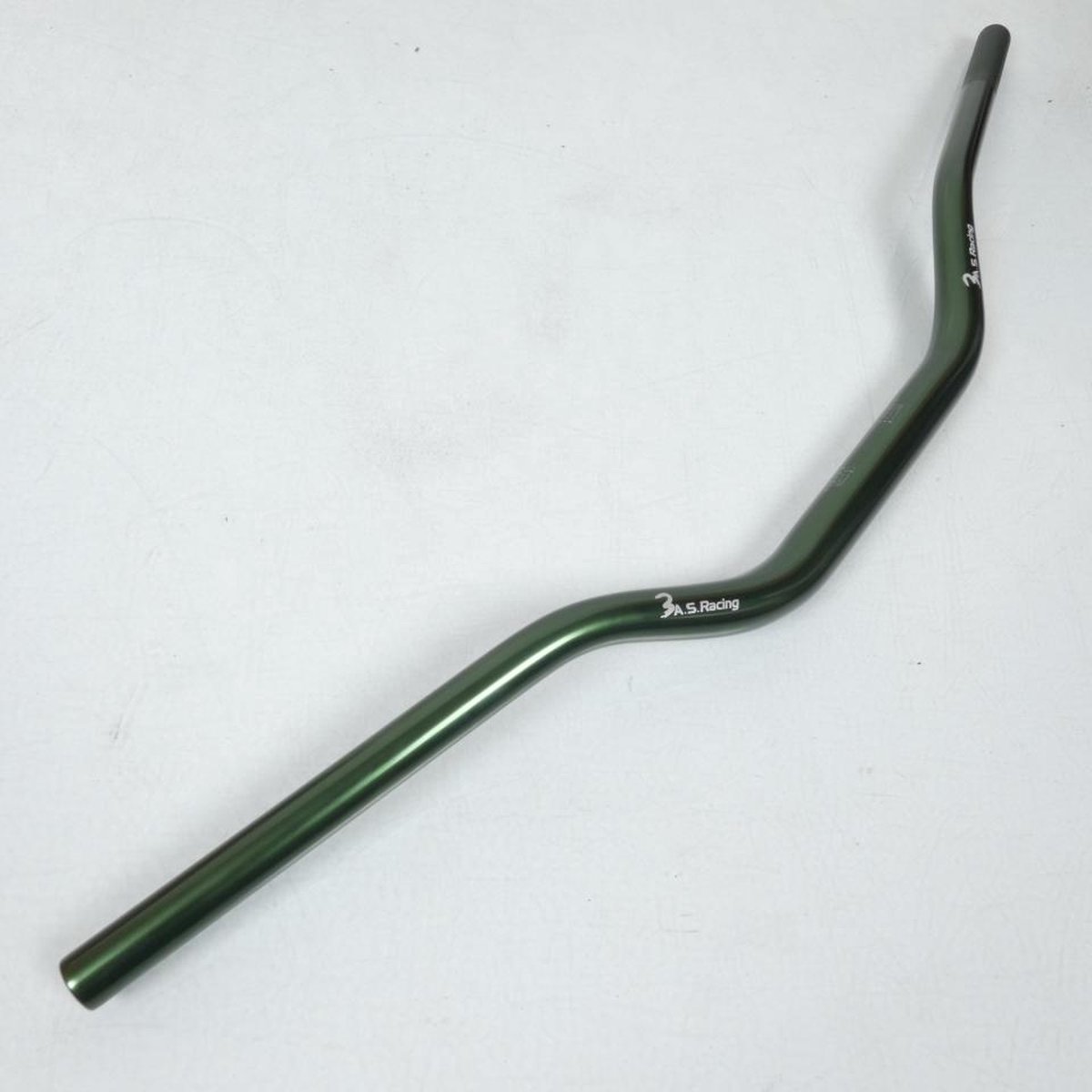 Guidon OVERSIZE Vert universel Ø28.6mm Ø22mm 3AS Racing pour moto 14628-006 Neuf