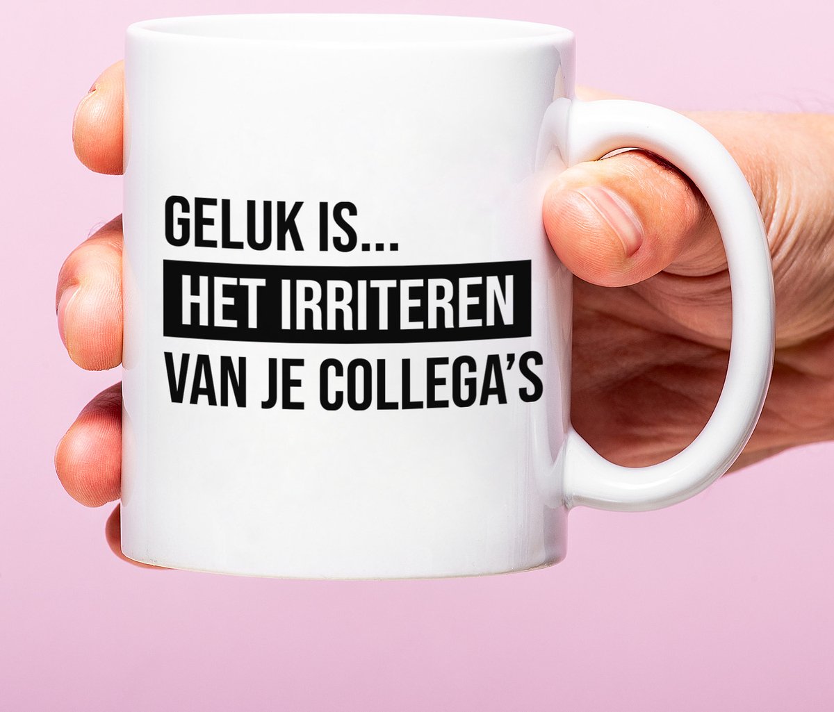 Mok Geluk Is Het Irriteren Van Je Collega's van Ditverzinjeniet.nl