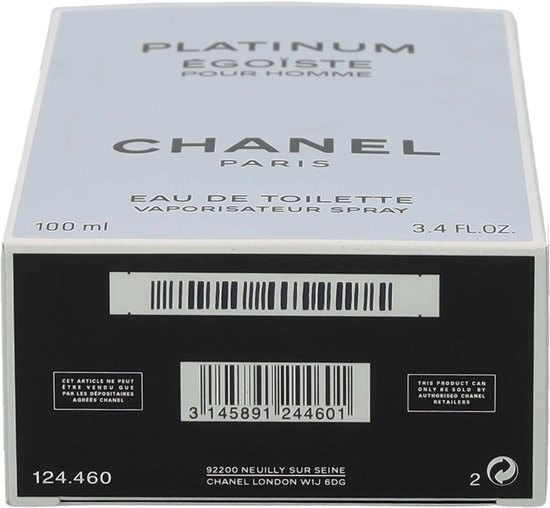 Chanel - Eau de toilette - Platinum Egoist - 100 ml | bol